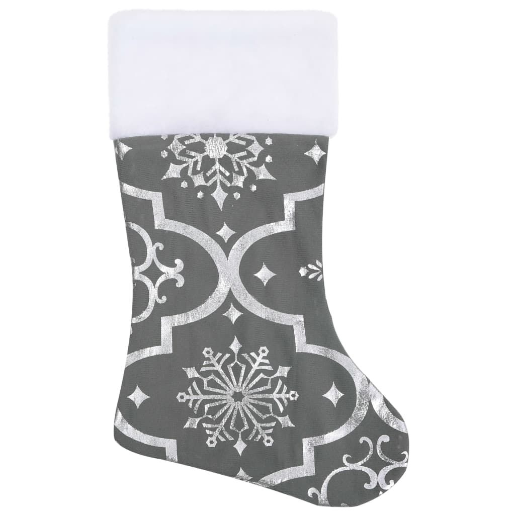 Kerstboomrok Luxe Met Sok 122 Cm Stof Grijs