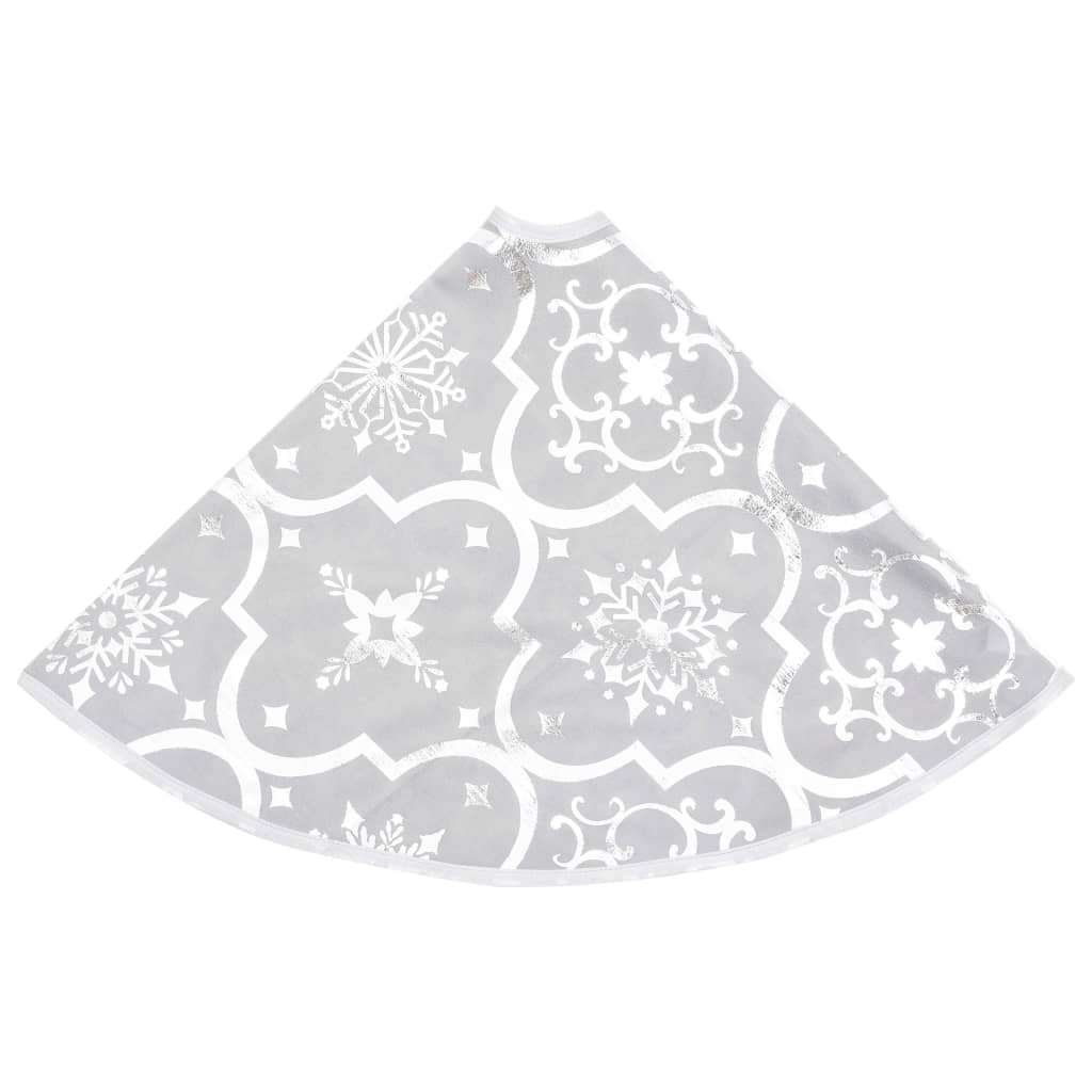 Kerstboomrok Luxe Met Sok 90 Cm Stof Wit