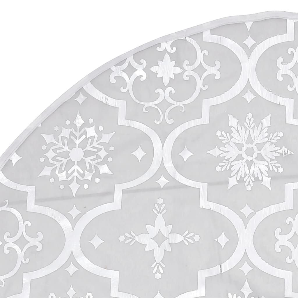 Kerstboomrok Luxe Met Sok 90 Cm Stof Wit