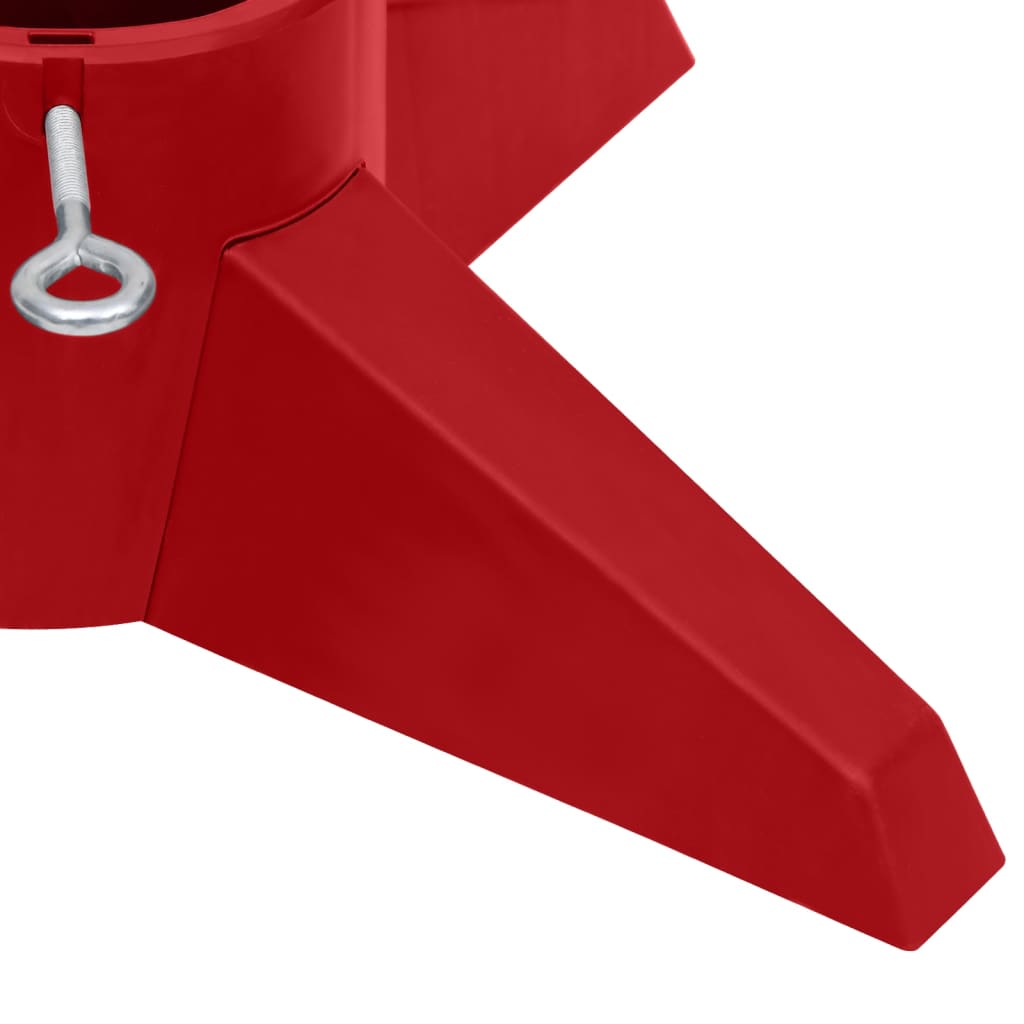 Kerstboomstandaard 55,5X55,5X15 Cm Rood