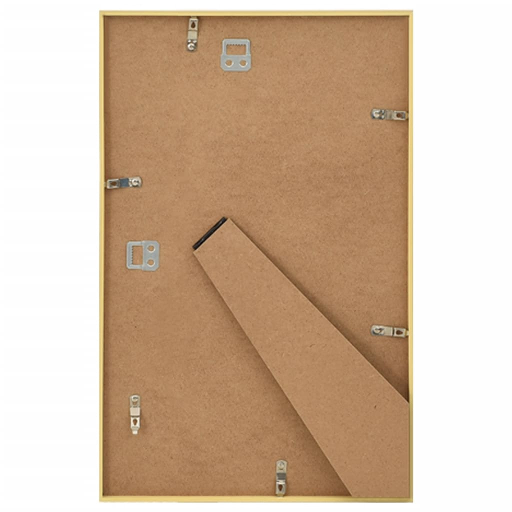 Fotolijsten 10 St Voor Wand Of Tafel 13X18 Cm Mdf Goudkleurig