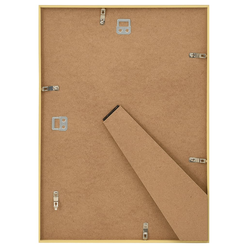 Fotolijsten 10 St Voor Wand Of Tafel 18X24 Cm Mdf Goudkleurig