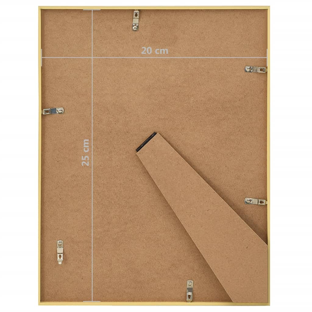 Fotolijsten 5 St Voor Tafel 20X25 Cm Mdf Goudkleurig