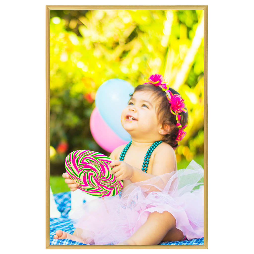 Fotolijsten 3 St Voor Wand Of Tafel 28X35 Cm Mdf Goudkleurig