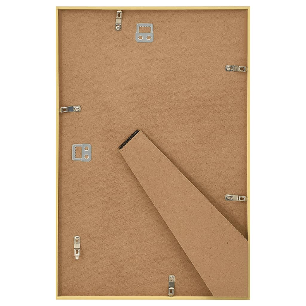 Fotolijsten 3 St Voor Wand Of Tafel 28X35 Cm Mdf Goudkleurig