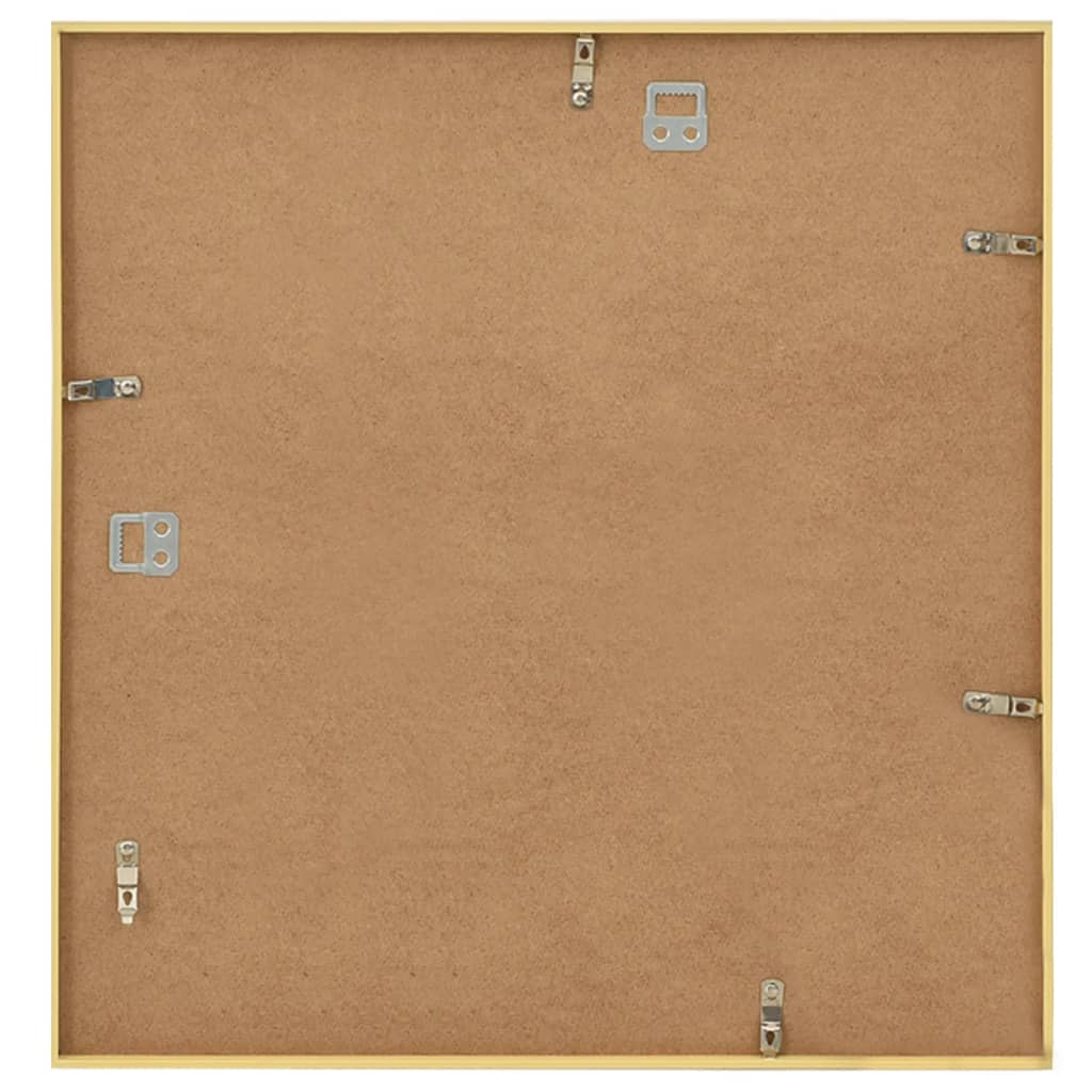 Fotolijsten 3 St Voor Wand 40X40 Cm Mdf Goudkleurig