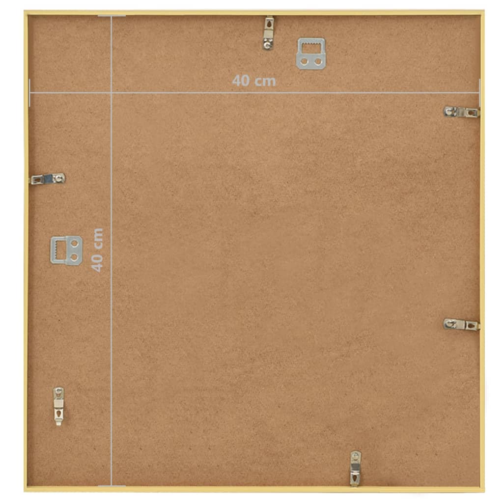 Fotolijsten 3 St Voor Wand 40X40 Cm Mdf Goudkleurig