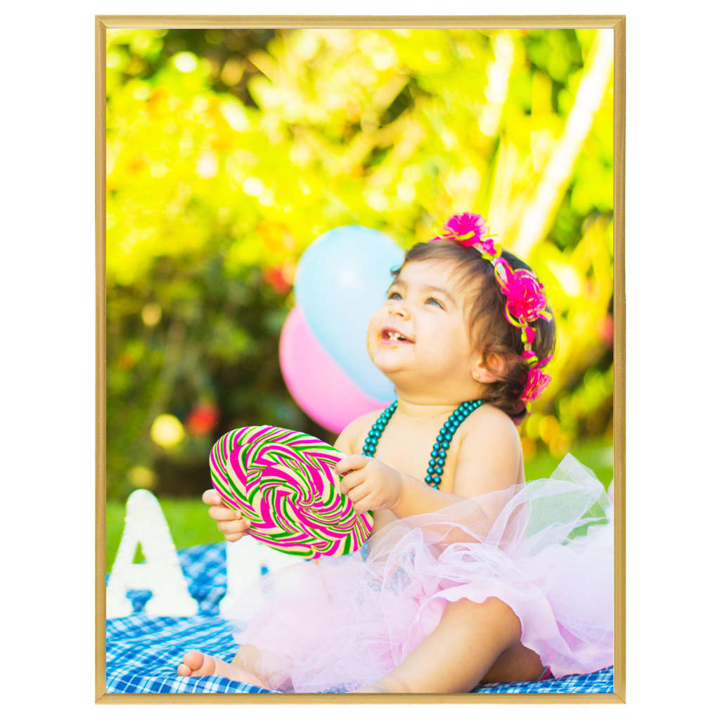 Fotolijsten 3 St Voor Wand 40X50 Cm Mdf Goudkleurig