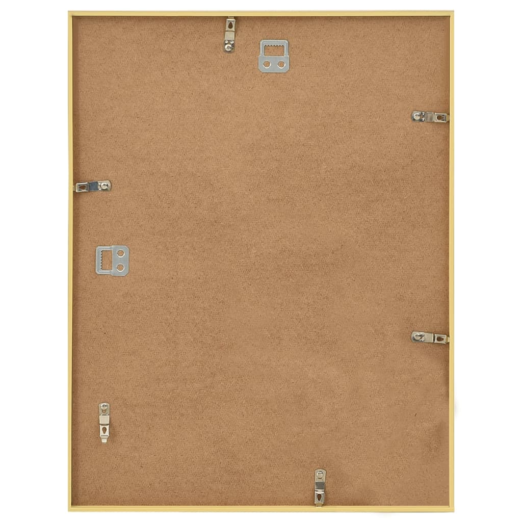Fotolijsten 3 St Voor Wand 40X50 Cm Mdf Goudkleurig