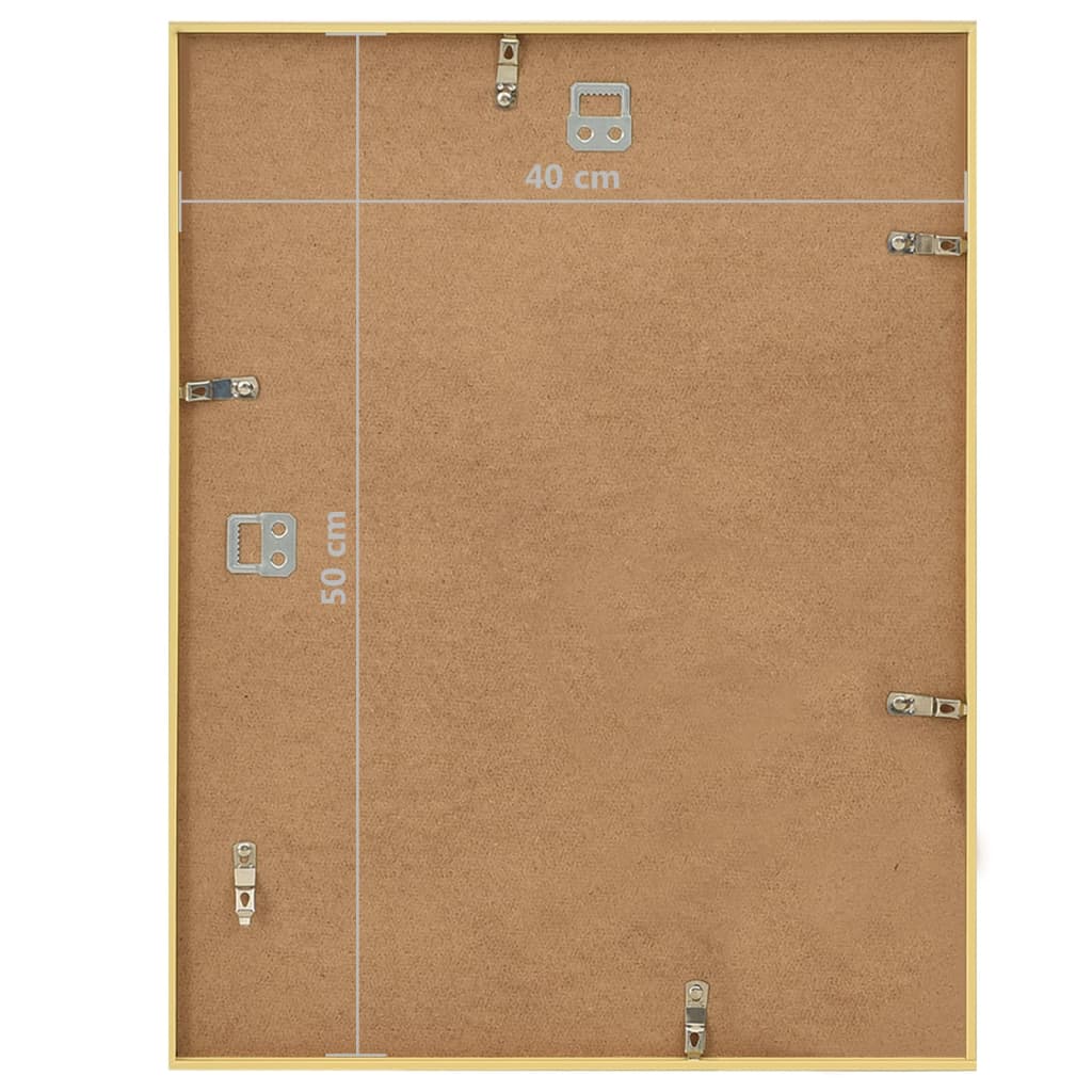 Fotolijsten 5 St Voor Wand 40X50 Cm Mdf Goudkleurig