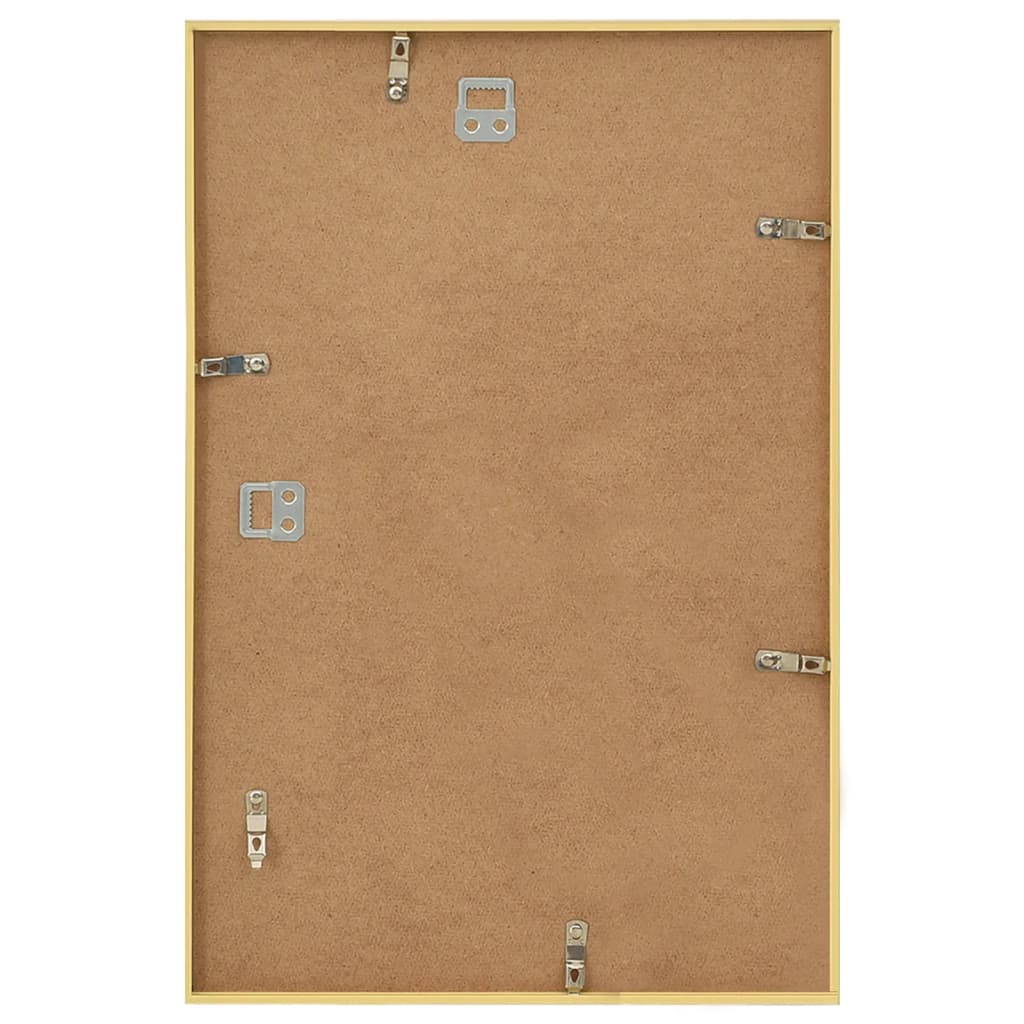Fotolijsten 3 St Voor Wand 42X59,4Cm Mdf Goudkleurig