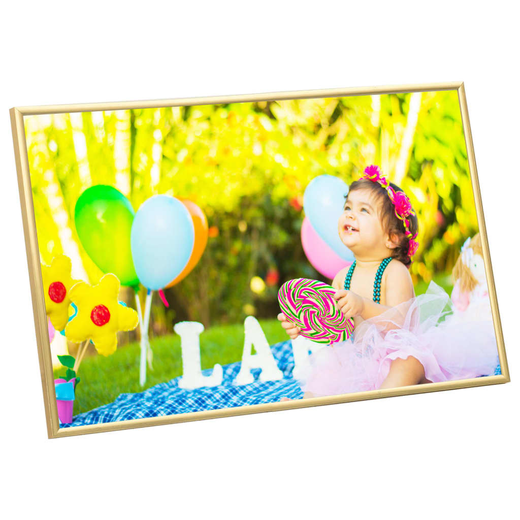 Fotolijsten 5 St Voor Wand Of Tafel 42X59,4 Cm Mdf Goudkleurig
