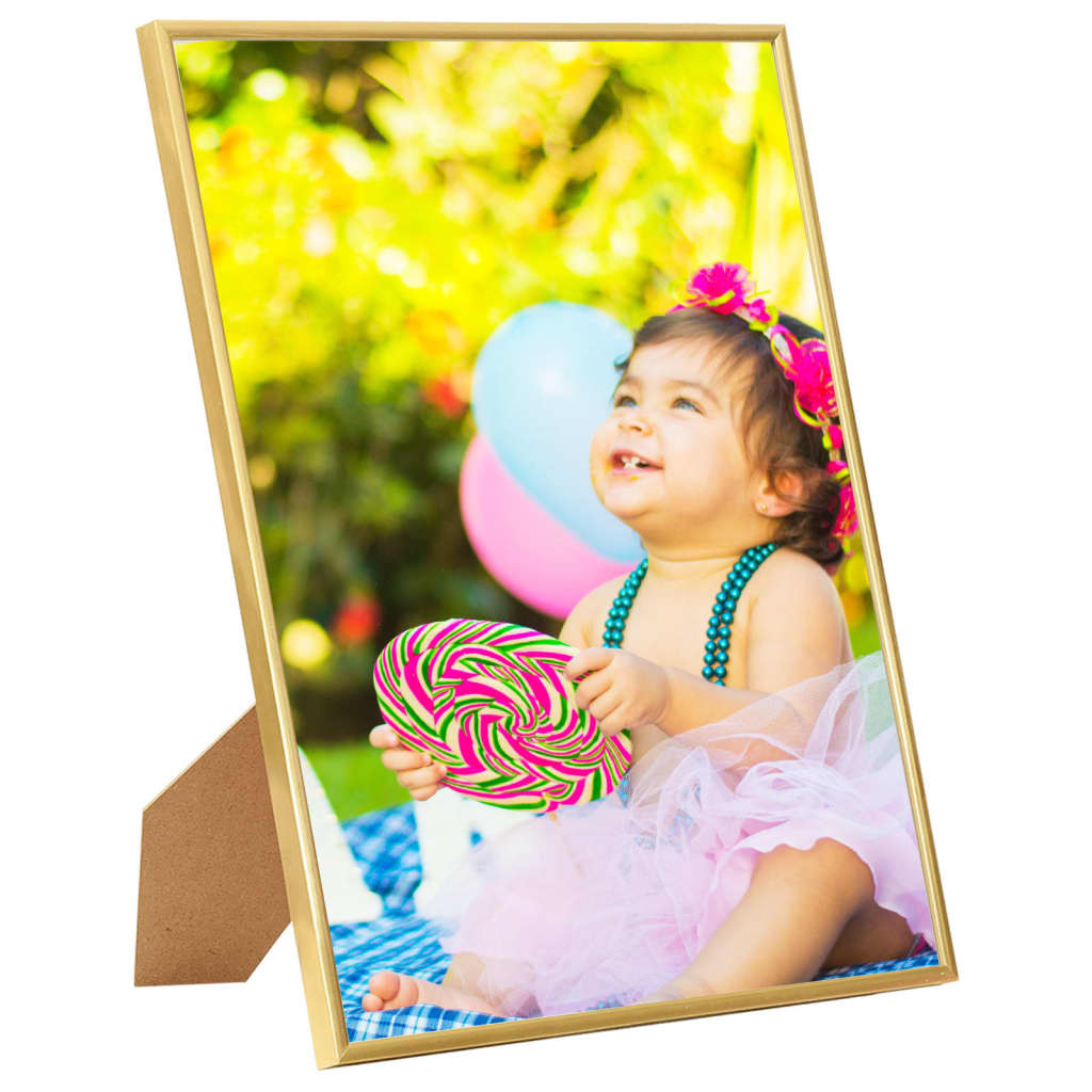 Fotolijsten 5 St Voor Wand Of Tafel 42X59,4 Cm Mdf Goudkleurig
