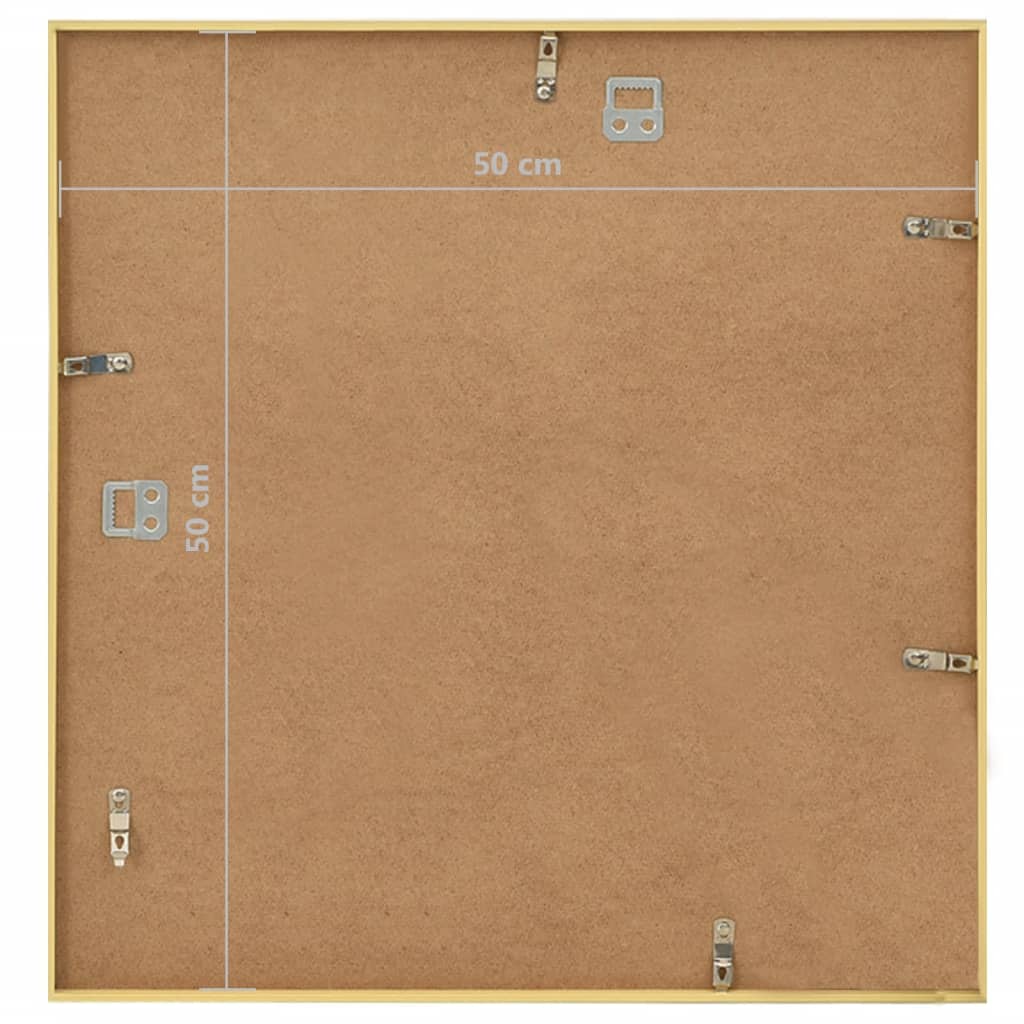 Fotolijsten 5 St Voor Wand 50X50 Cm Mdf Goudkleurig