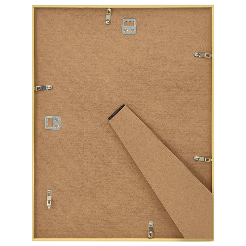 Fotolijsten 3 St Voor Wand Of Tafel 50X60 Cm Mdf Goudkleurig