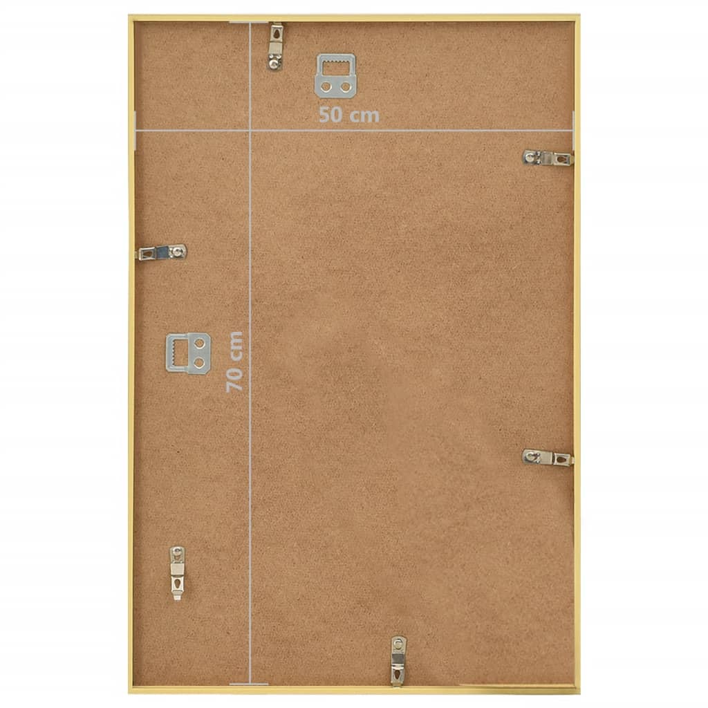 Fotolijsten 3 St Voor Wand 50X70 Cm Mdf Goudkleurig
