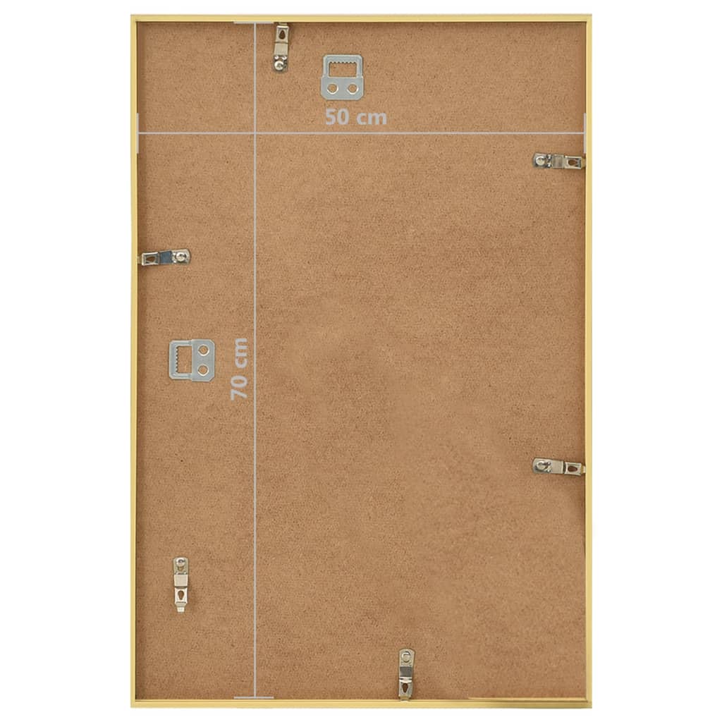 Fotolijsten 5 St Voor Wand 50X70 Cm Mdf Goudkleurig
