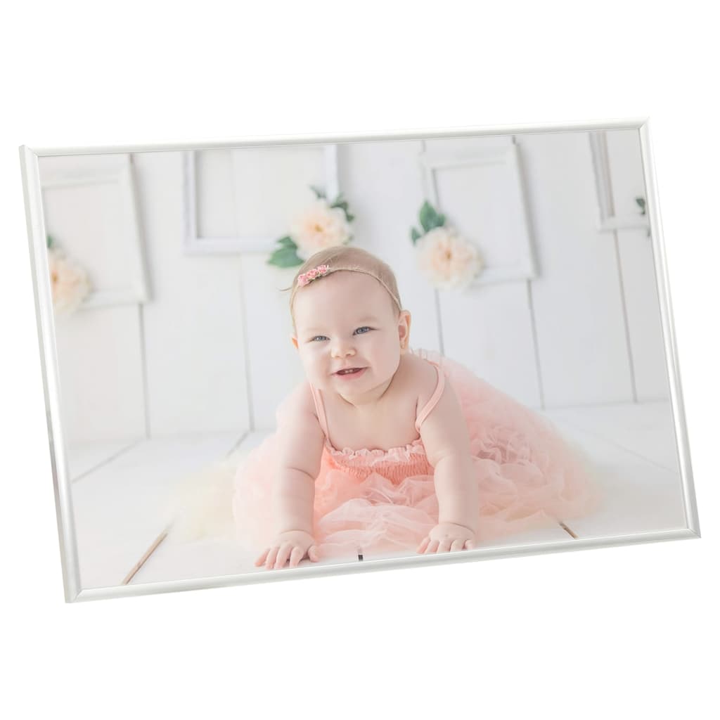 Fotolijsten 10 St Voor Tafel 10X15Cm Mdf Zilverkleurig