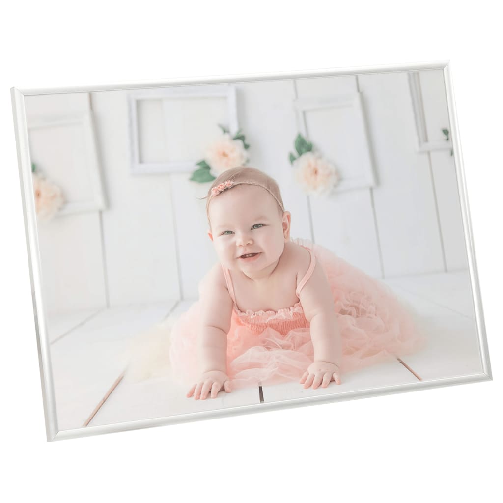 Fotolijsten 3 St Voor Tafel 15X21Cm Mdf Zilverkleurig
