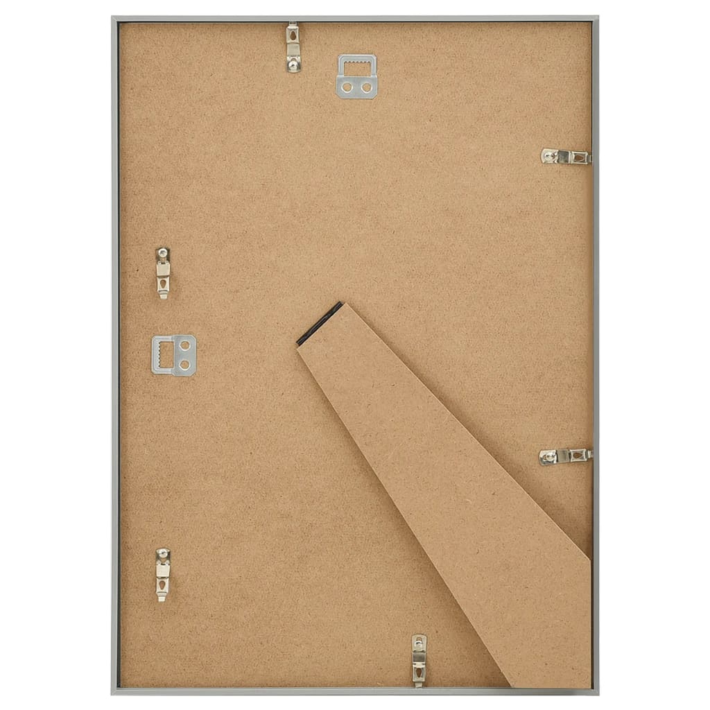 Fotolijsten 3 St Voor Tafel 15X21Cm Mdf Zilverkleurig