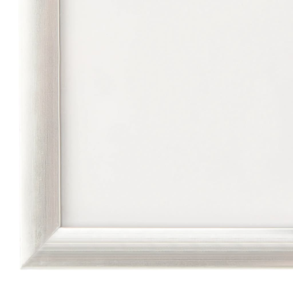 Fotolijsten 5 St Voor Wand Of Tafel 15X21 Cm Mdf Zilverkleurig