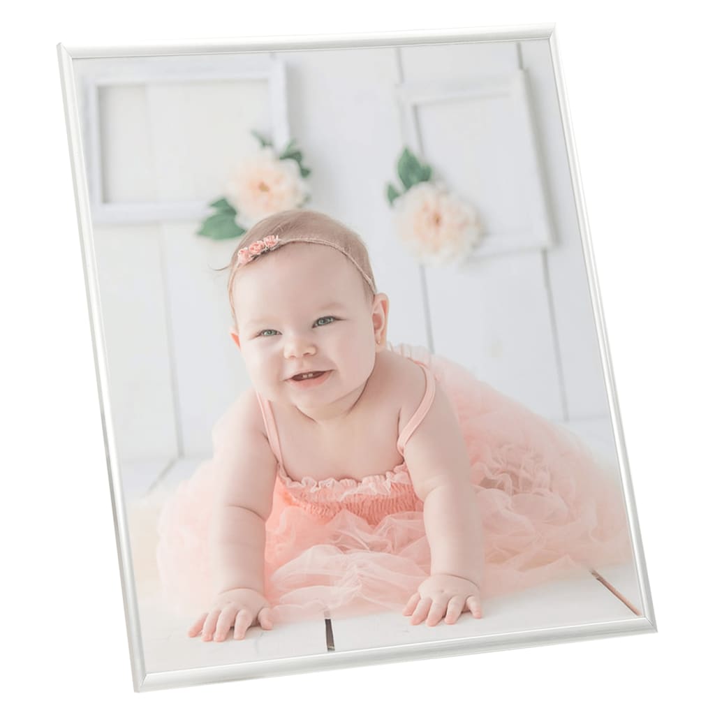 Fotolijsten 3 St Voor Tafel 20X25Cm Mdf Zilverkleurig