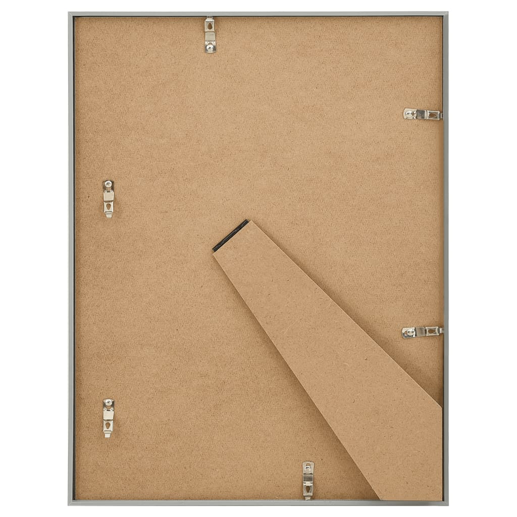 Fotolijsten 3 St Voor Tafel 20X25Cm Mdf Zilverkleurig