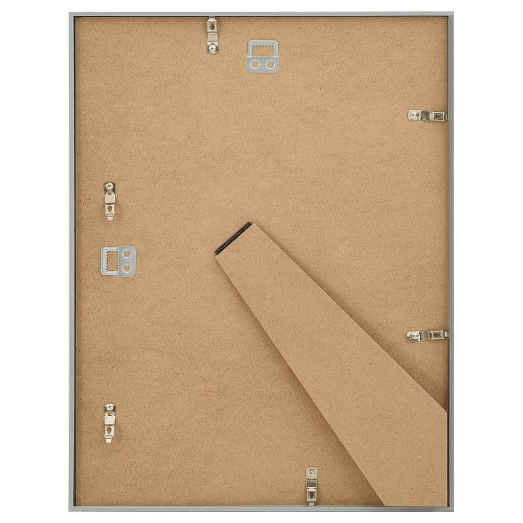 Fotolijsten 5 St Voor Wand Of Tafel 20X25 Cm Mdf Zilverkleurig