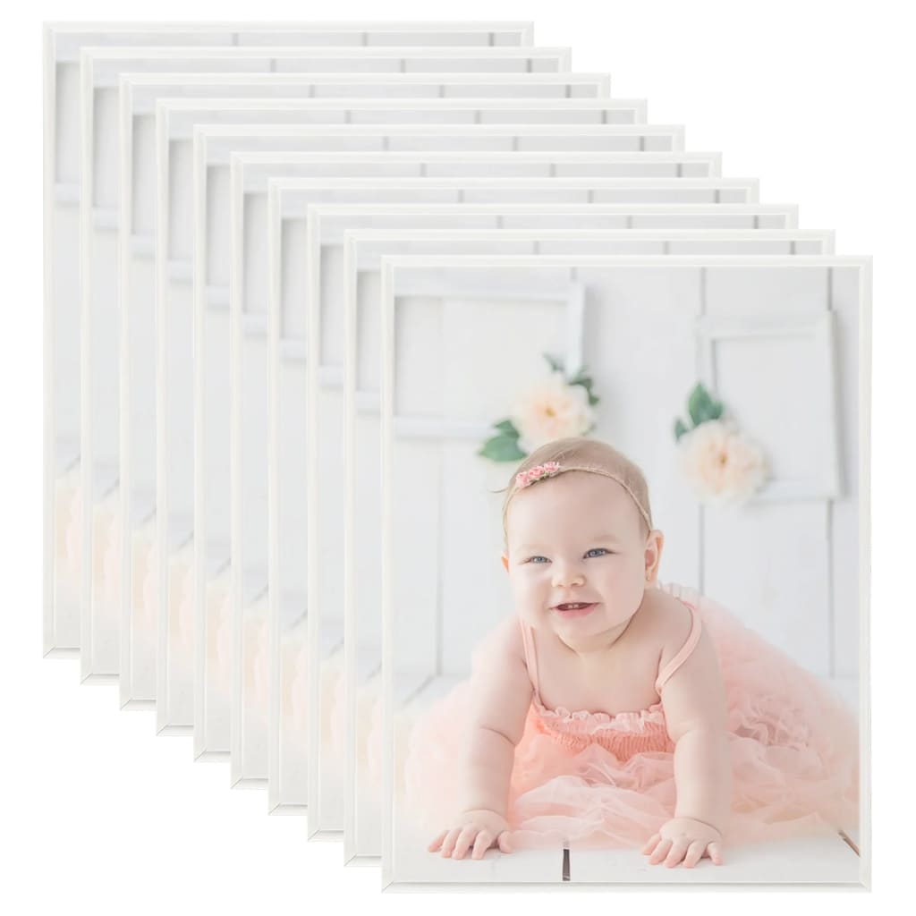 Fotolijsten 10 St Voor Tafel 20X25Cm Mdf Zilverkleurig