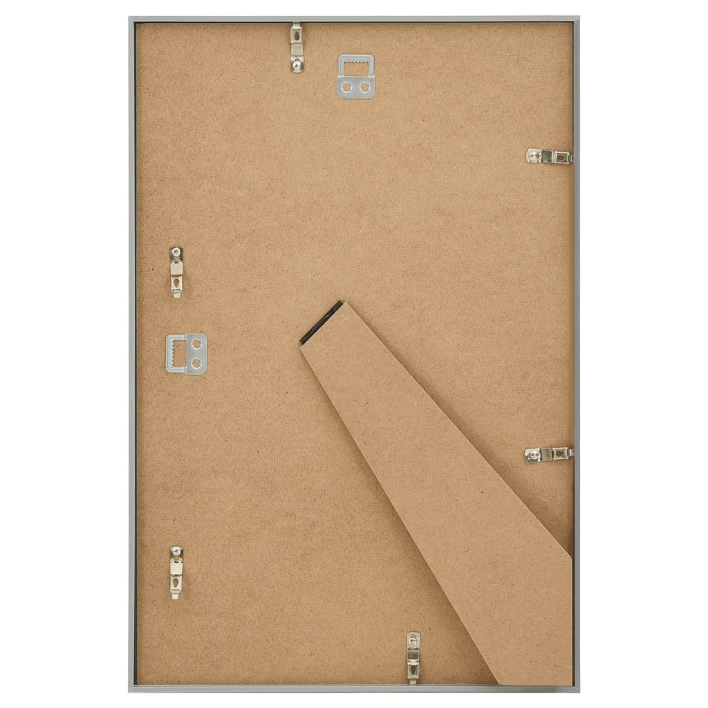 Fotolijsten 5 St Voor Wand Of Tafel 28X35 Cm Mdf Zilverkleurig