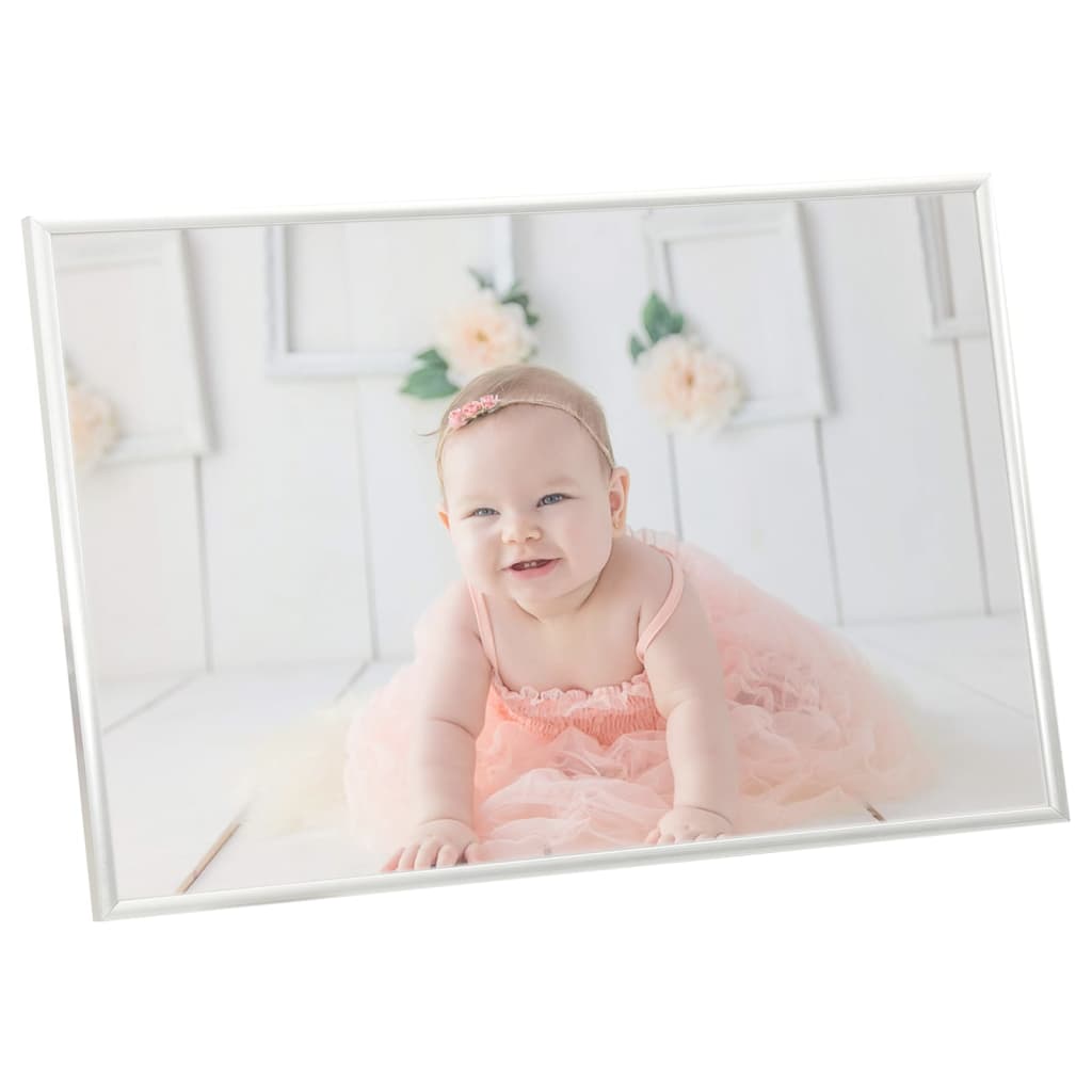 Fotolijsten 3 St Voor Wand 42X59,4 Cm Mdf Zilverkleurig