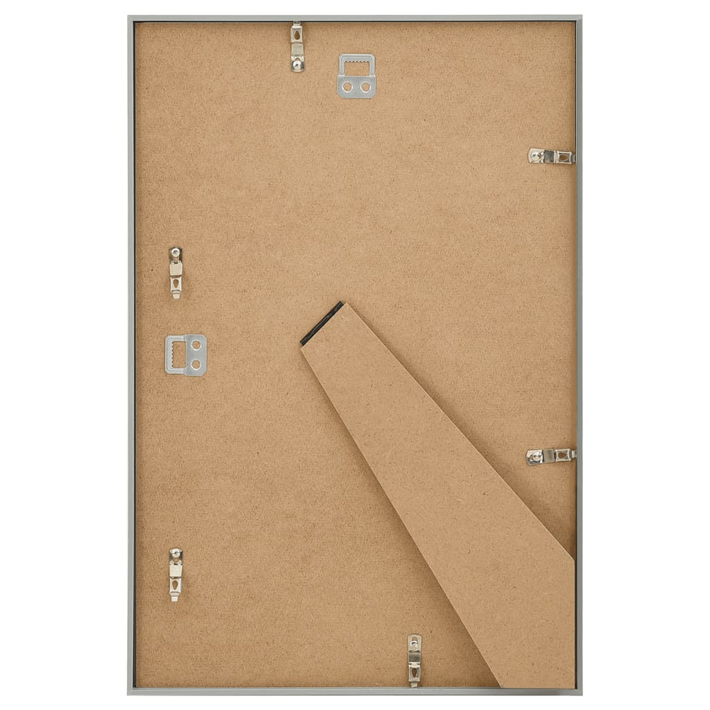 Fotolijsten 5 St Voor Wand Of Tafel 42X59,4 Cm Mdf Zilverkleur