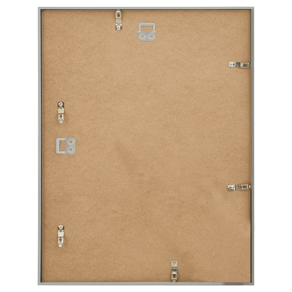 Fotolijsten 5 St Voor Wand 50X60Cm Mdf Zilverkleurig