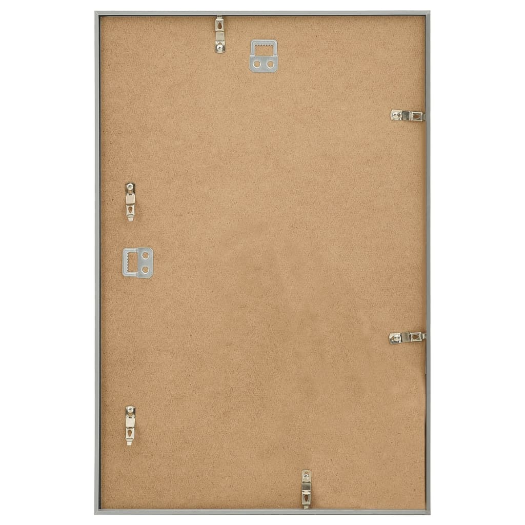 Fotolijsten 3 St Voor Wand 50X70Cm Mdf Zilverkleurig