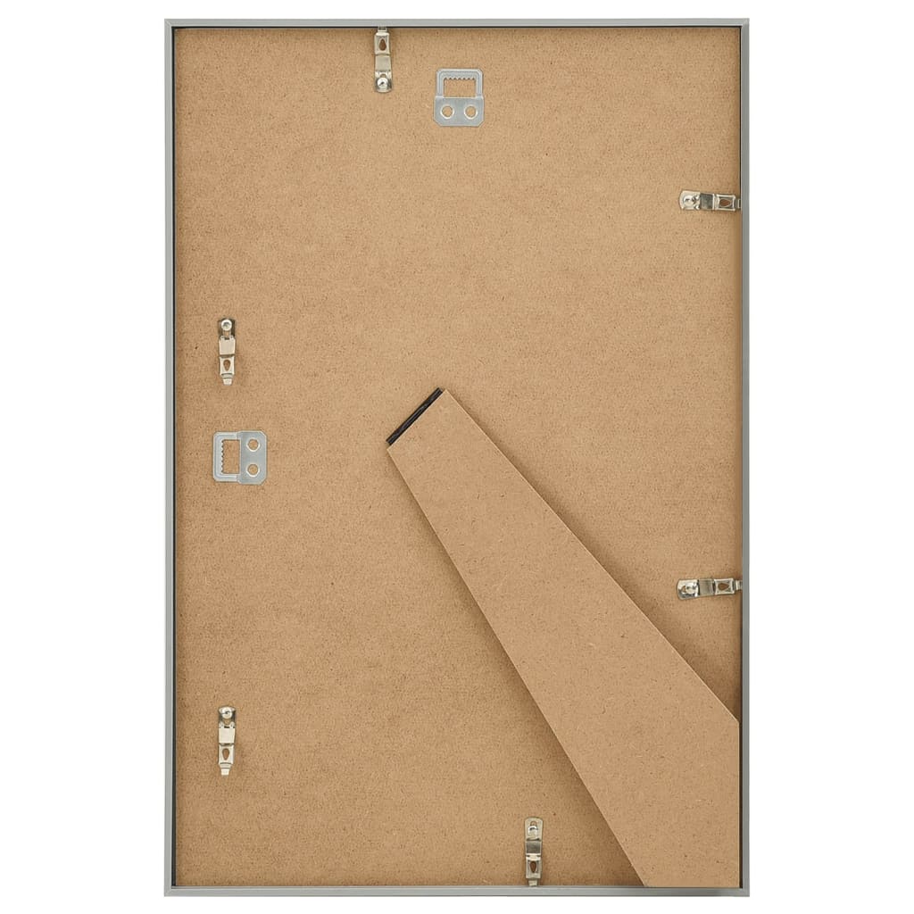 Fotolijsten 5 St Voor Wand Of Tafel 59,4X84 Cm Mdf Zilverkleur