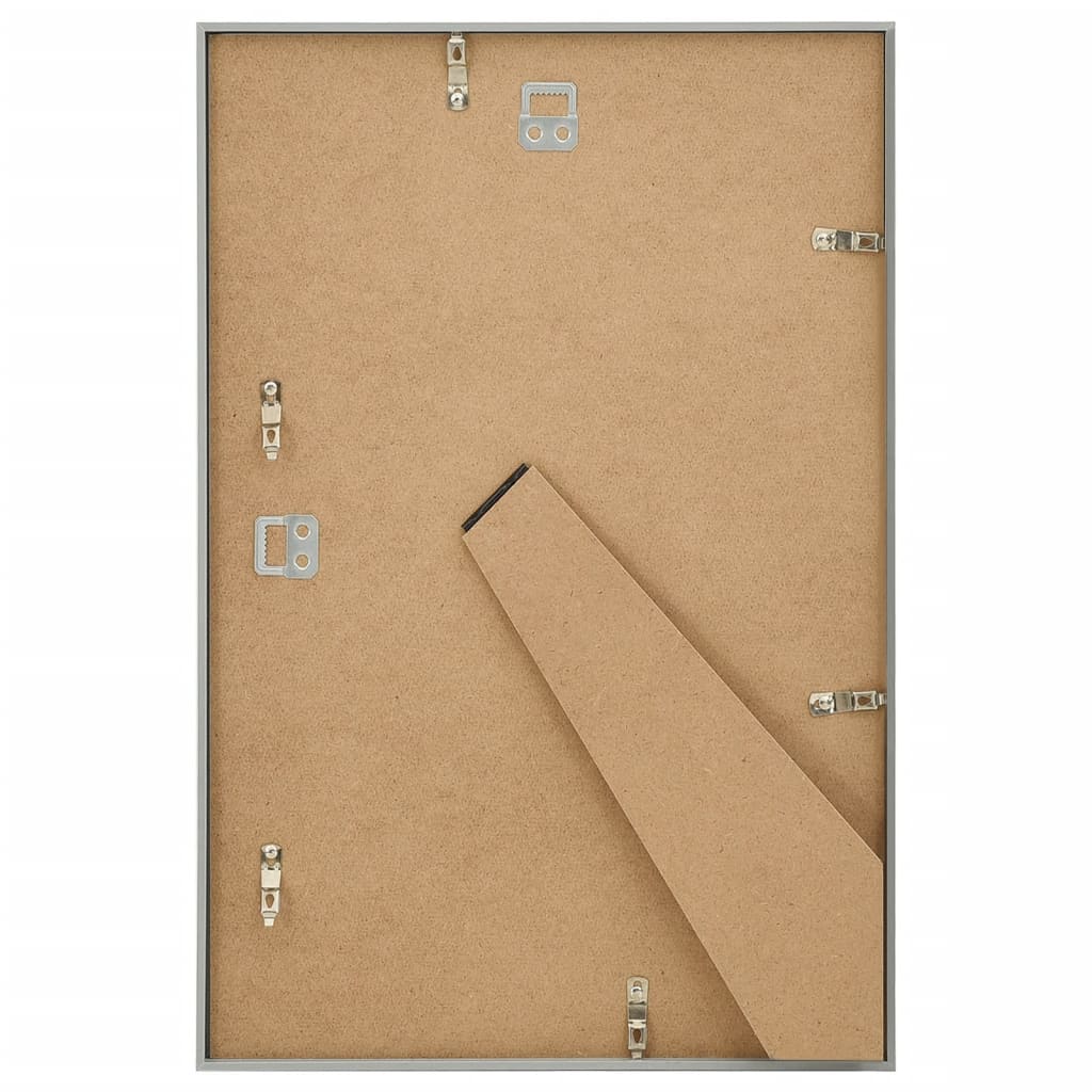Fotolijsten 5 St Voor Wand Of Tafel 70X90 Cm Mdf Zilverkleurig