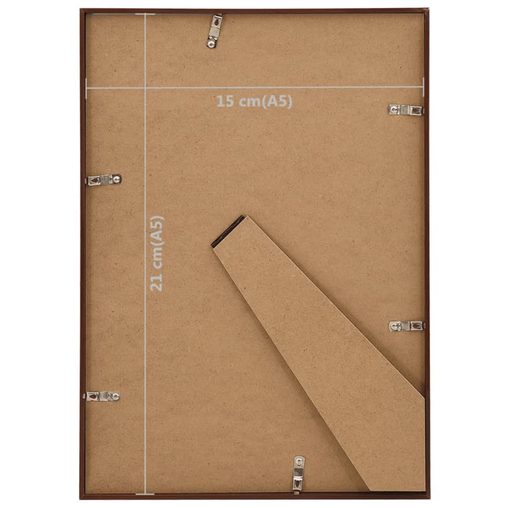 Fotolijsten 3 St Voor Tafel 15X21Cm Mdf Bronskleurig