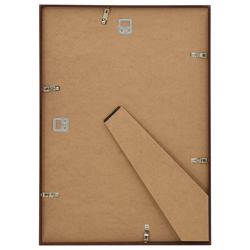 Fotolijsten 3 St Voor Wand Of Tafel 18X24 Cm Mdf Bronskleurig