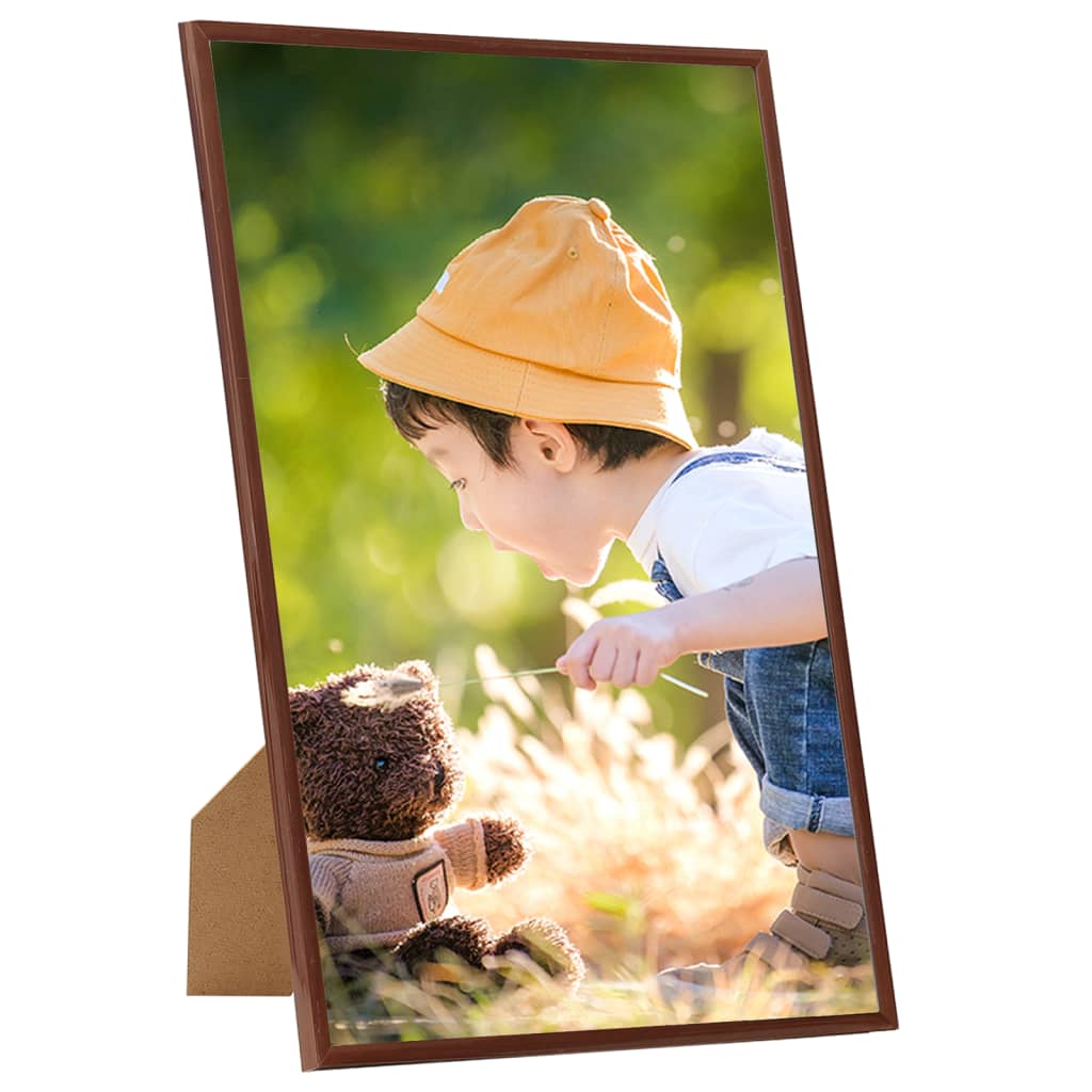 Fotolijsten 10 St Voor Wand Of Tafel 18X24 Cm Mdf Bronskleurig