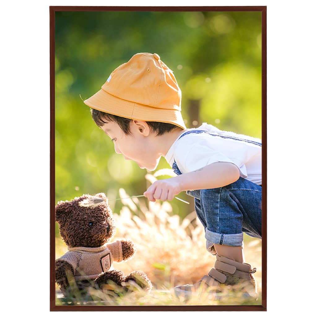 Fotolijsten 10 St Voor Wand Of Tafel 18X24 Cm Mdf Bronskleurig