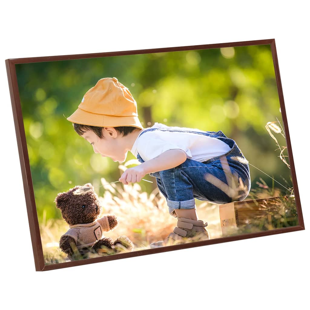 Fotolijsten 10 St Voor Wand Of Tafel 18X24 Cm Mdf Bronskleurig