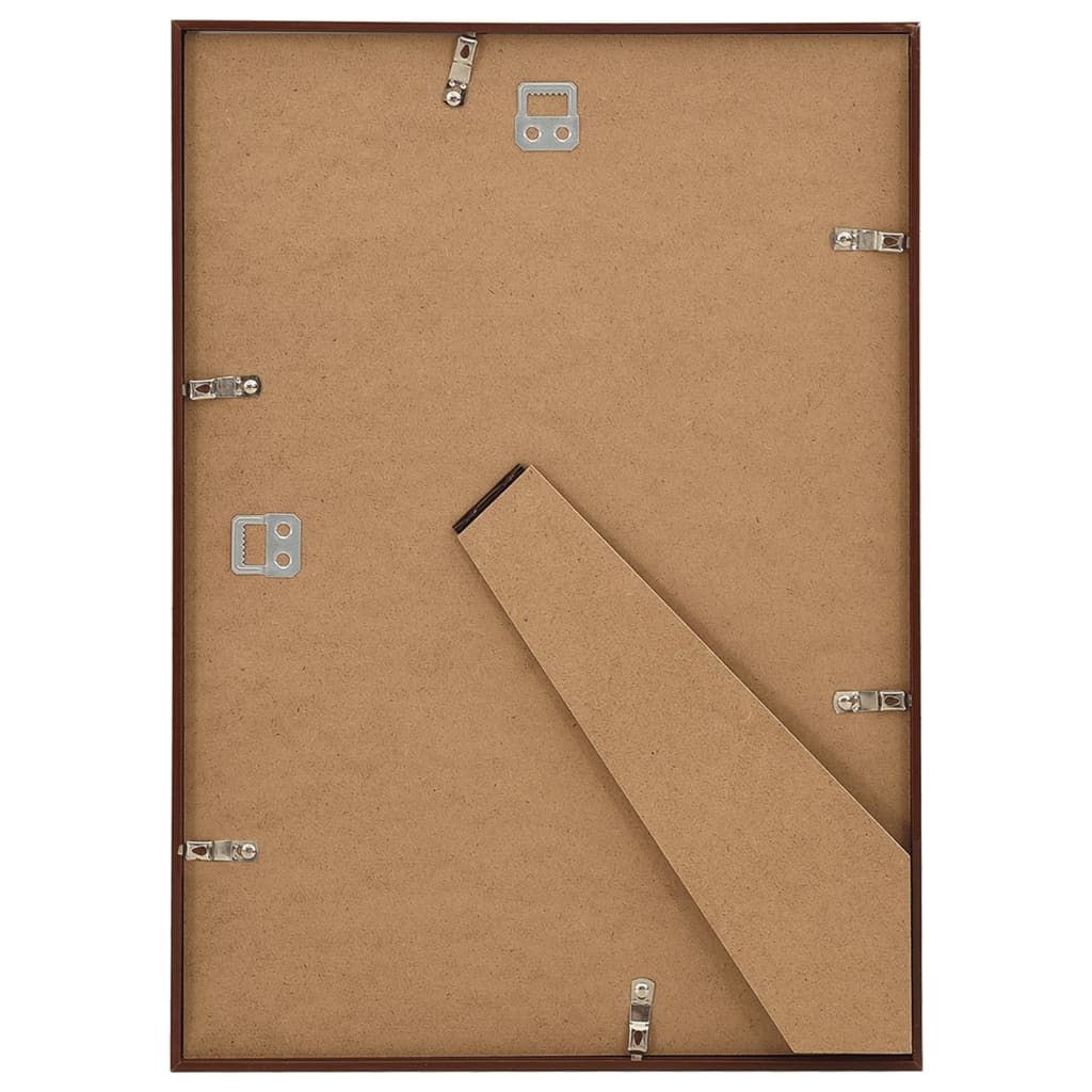 Fotolijsten 10 St Voor Wand Of Tafel 18X24 Cm Mdf Bronskleurig