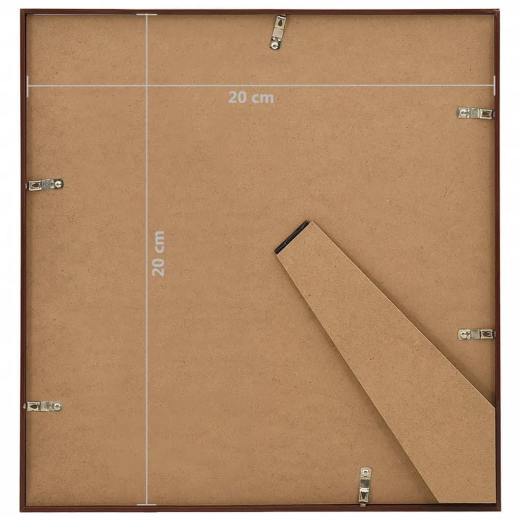 Fotolijsten 3 St Voor Tafel 20X20Cm Mdf Bronskleurig