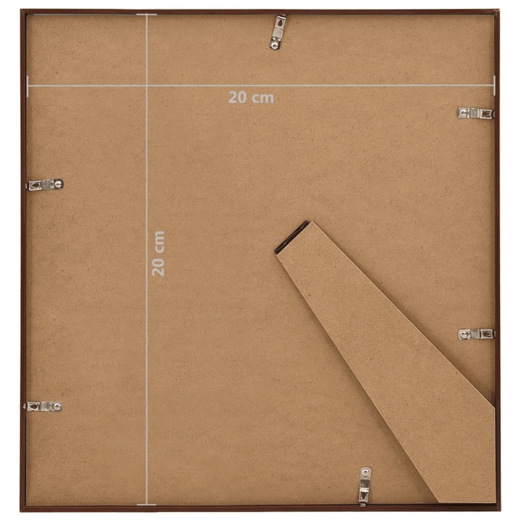 Fotolijsten 5 St Voor Tafel 20X20Cm Mdf Bronskleurig