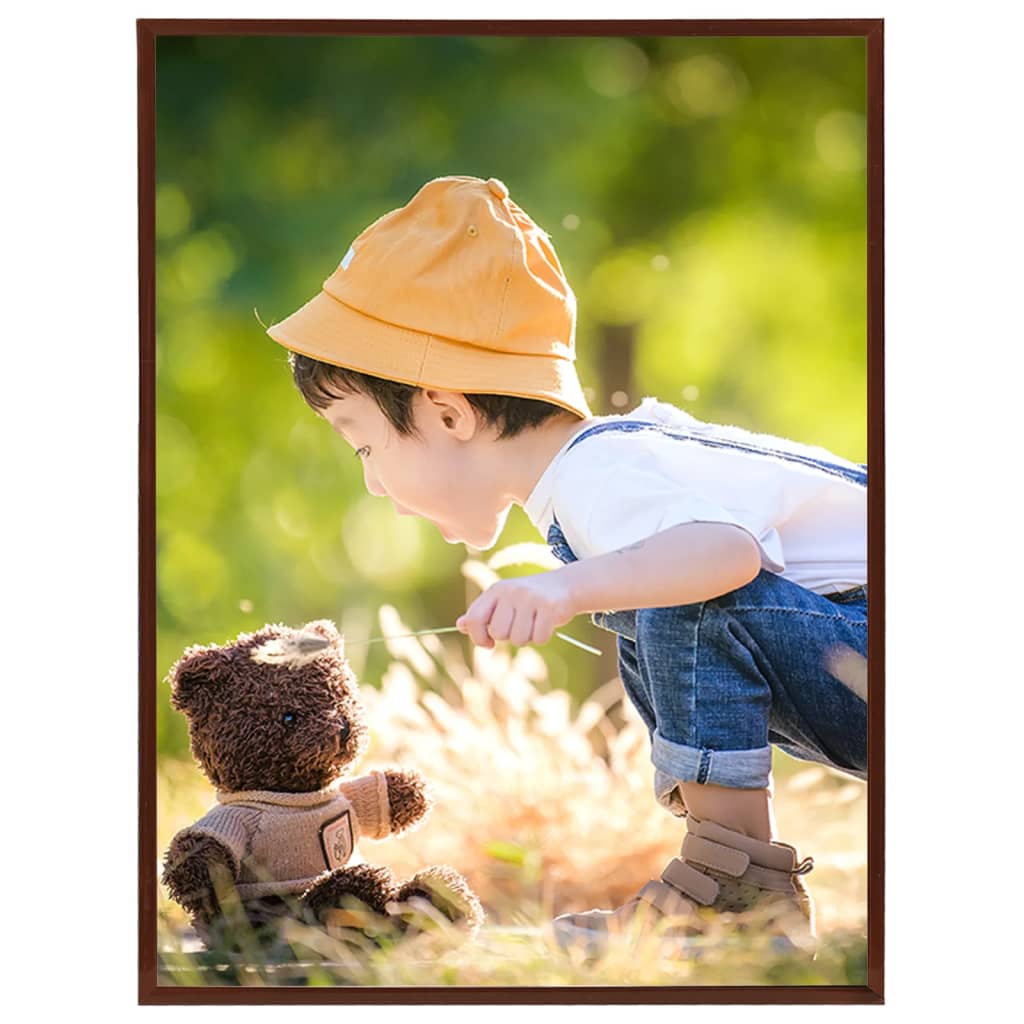 Fotolijsten 5 St Voor Wand Of Tafel 20X25 Cm Mdf Bronskleurig