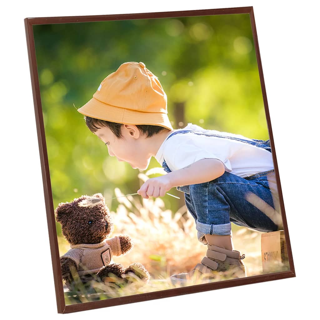 Fotolijsten 5 St Voor Wand Of Tafel 20X25 Cm Mdf Bronskleurig