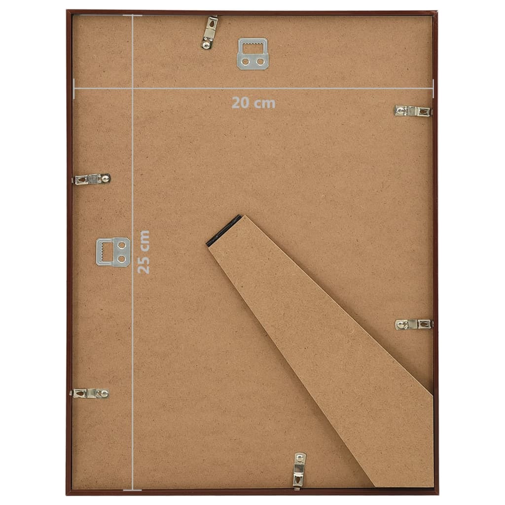 Fotolijsten 5 St Voor Wand Of Tafel 20X25 Cm Mdf Bronskleurig