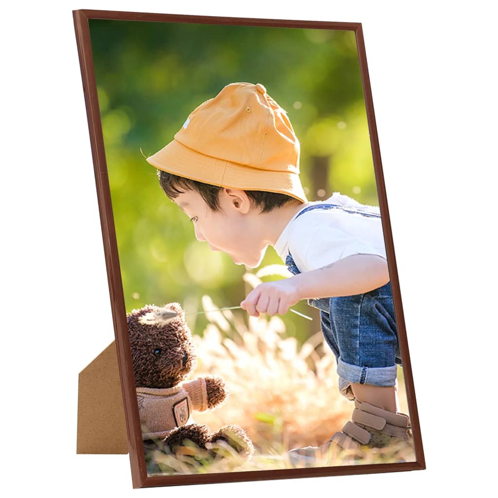 Fotolijsten 5 St Voor Wand Of Tafel 29,7X42 Cm Mdf Bronskleurig