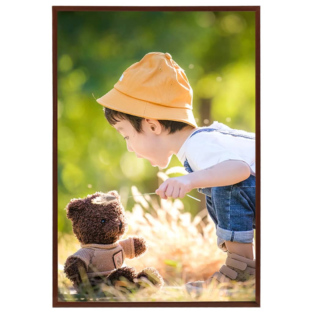 Fotolijsten 5 St Voor Wand Of Tafel 29,7X42 Cm Mdf Bronskleurig