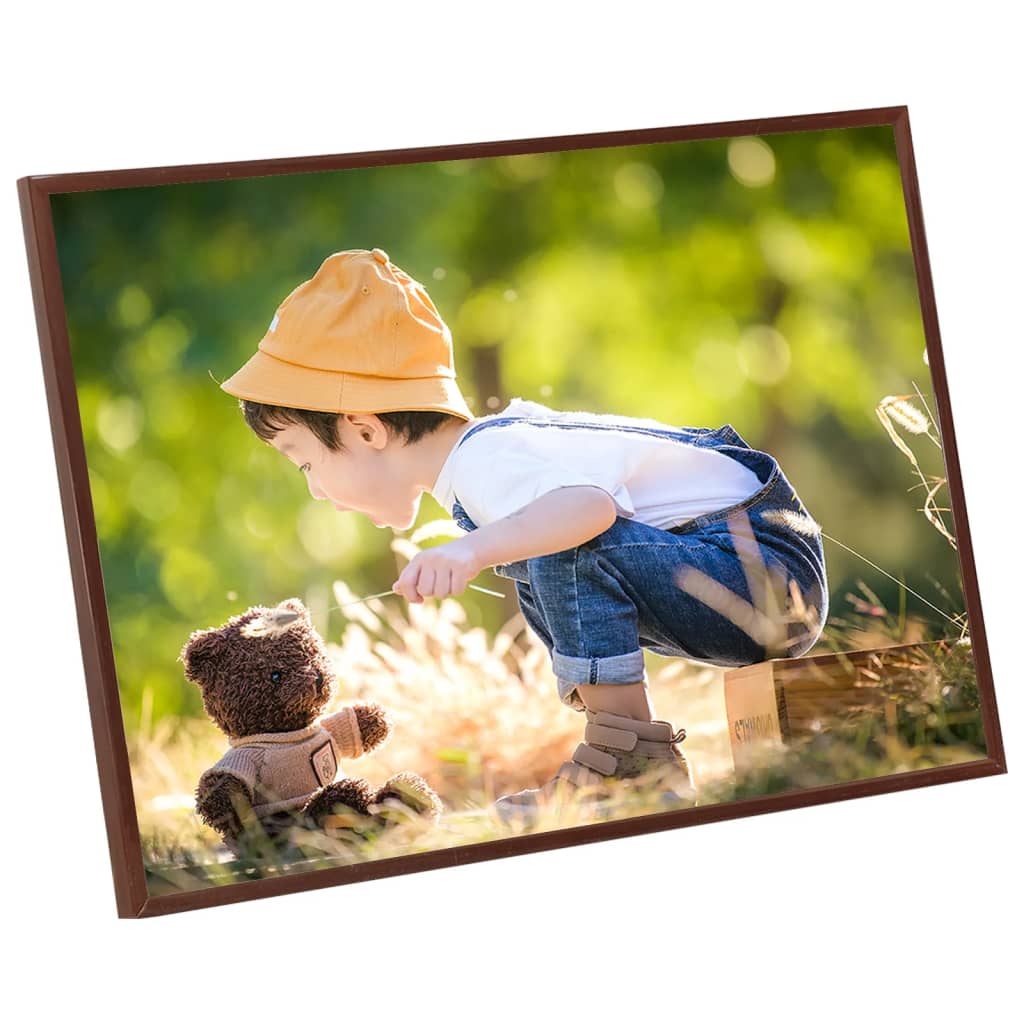 Fotolijsten 5 St Voor Wand Of Tafel 29,7X42 Cm Mdf Bronskleurig